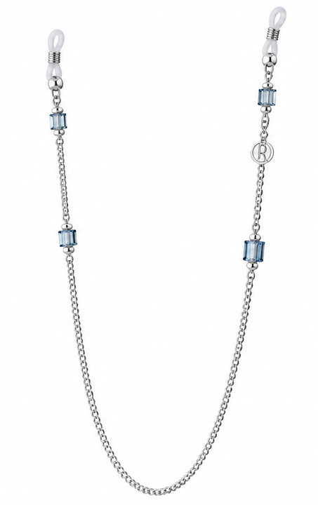 Цепочка с декоративным элементом Ronda Арт.411ф,биж-ный сплав,кристаллы Swarovski
