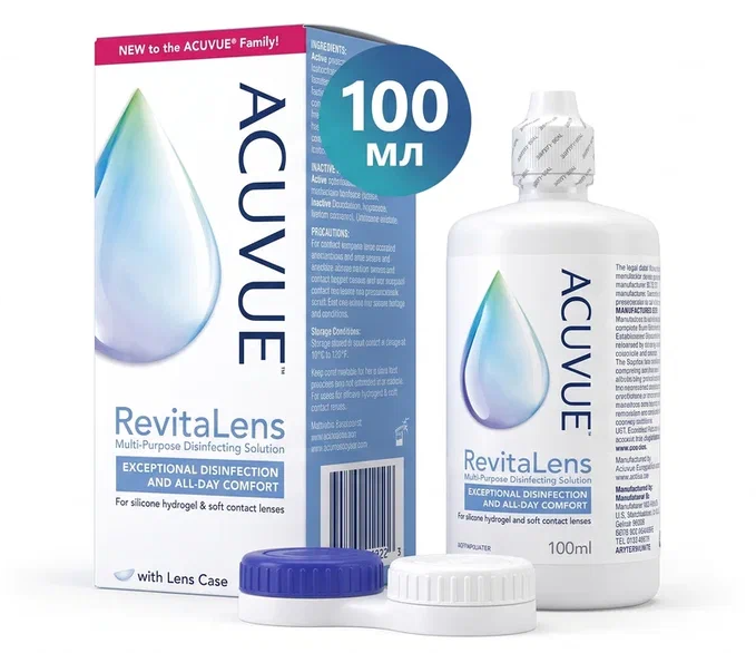 Раствор 100 мл ACUVUE RevitaLens 100 ml