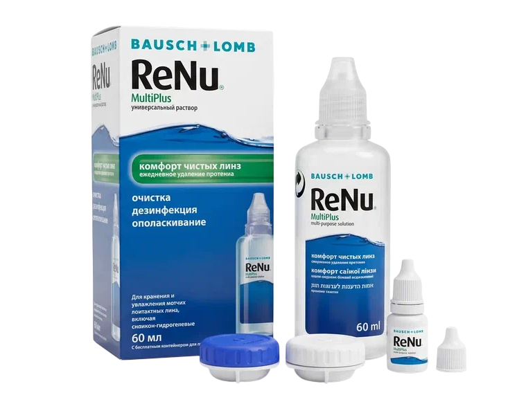 Раствор 60 мл ReNu Multi Plus 60 мл